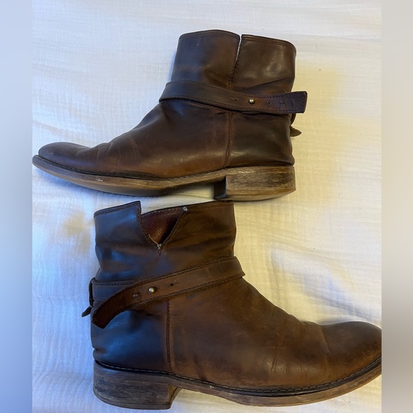 Madewell “The Biker” Leather Ankle Boots - Picture 2 of 4